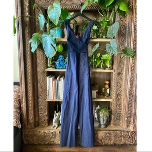 Chino by Anthropologie jumpsuit- navy blue